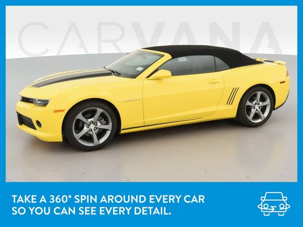 2014 Chevy Chevrolet Camaro LT Convertible 2D Convertible Yellow for sale in Ocean City, NJ – photo 3