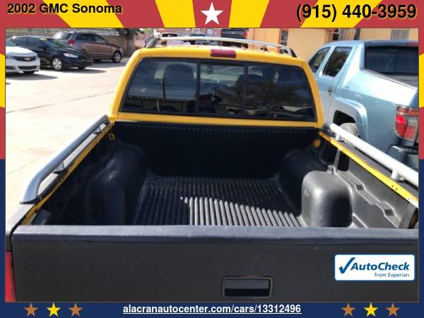 2002 GMC Sonoma Crew Cab 123" WB 4WD SLS *Best Prices In Town* -... for sale in El Paso, TX – photo 9