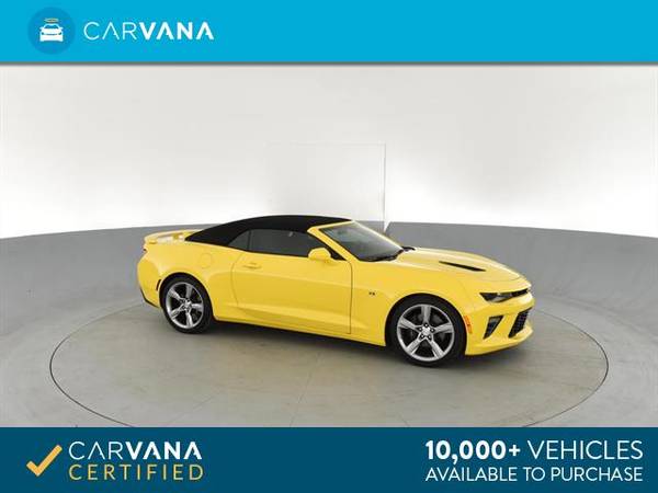 2017 Chevy Chevrolet Camaro SS Convertible 2D Convertible Yellow - for sale in Norfolk, VA – photo 9