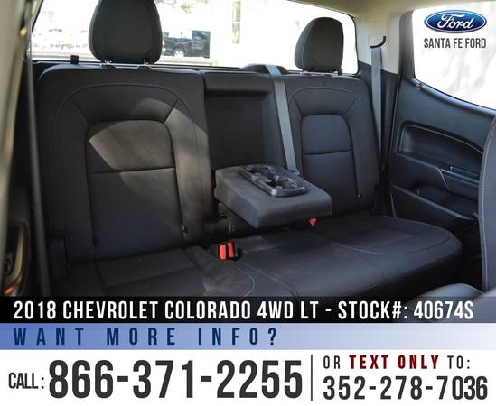*** 2018 CHEVROLET COLORADO 4WD LT *** Onstar - Bluetooth - Cruise -... for sale in Alachua, GA – photo 20