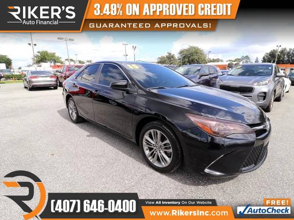 $145/mo - 2015 Toyota Camry SE - 100 Approved! - cars & trucks - by... for sale in Kissimmee, FL – photo 7