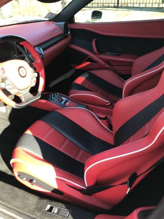 2014 Ferrari 458 Italia White/Red Perfect Condition ! 4300 Miles -... for sale in Los Gatos, CA – photo 6
