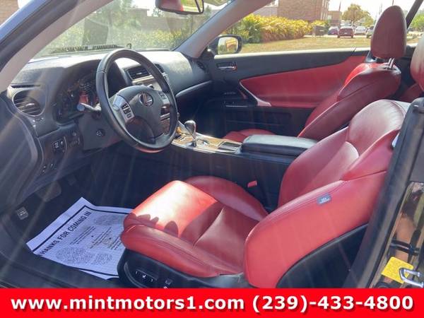 2014 Lexus Is 250c 2dr Convertible (HARDTOP CONVERTIBLE) - Mint for sale in Fort Myers, FL – photo 17