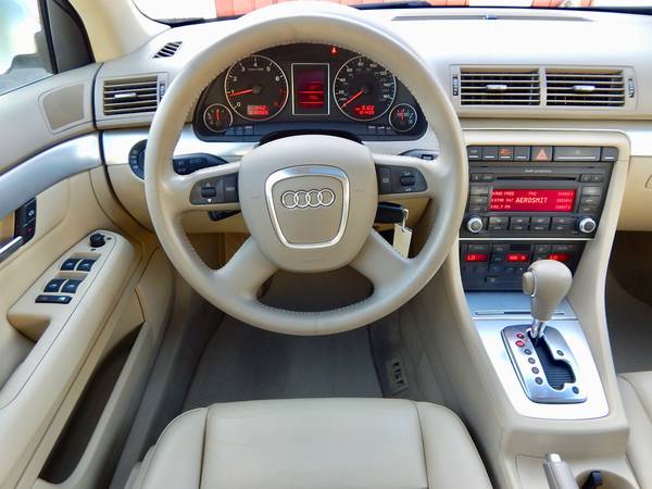 2007 AUDI A4 2.0L TURBO AUTO WHITE ON BEIGE CLEAN TITLE LOW MILES NICE for sale in LAKE PATK, FL – photo 14