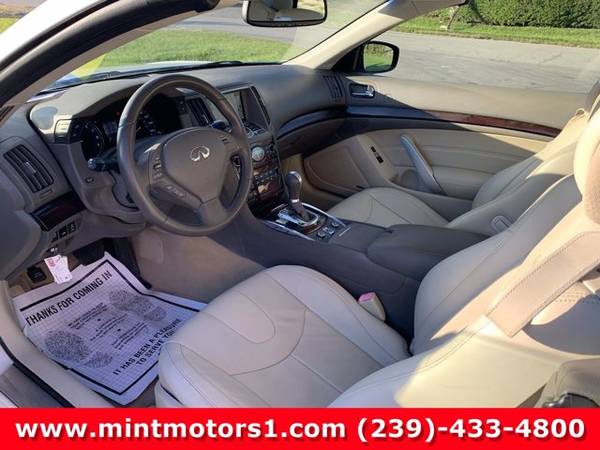 2014 Infiniti Q60 Convertible - cars & trucks - by dealer - vehicle... for sale in Fort Myers, FL – photo 15