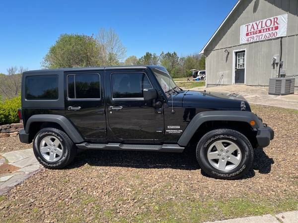 2013 Jeep Wrangler Unlimited Sport 4x4 4dr SUV suv BLACK - cars & for sale in Springdale, MO – photo 4