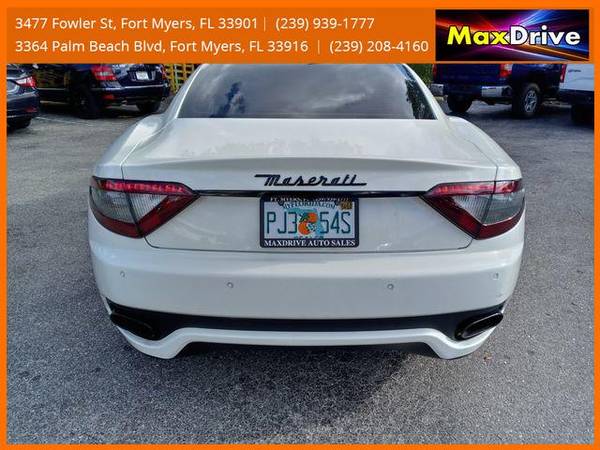 2014 Maserati GranTurismo Sport Coupe 2D - - by dealer for sale in Fort Myers, FL – photo 3