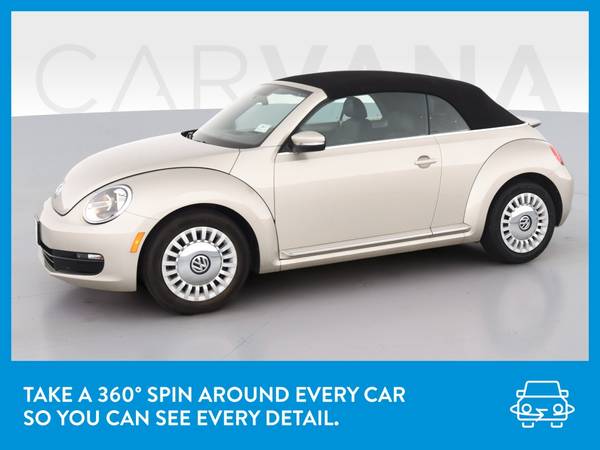 2013 VW Volkswagen Beetle 2 5L Convertible 2D Convertible Beige for sale in Rochester, MN – photo 3