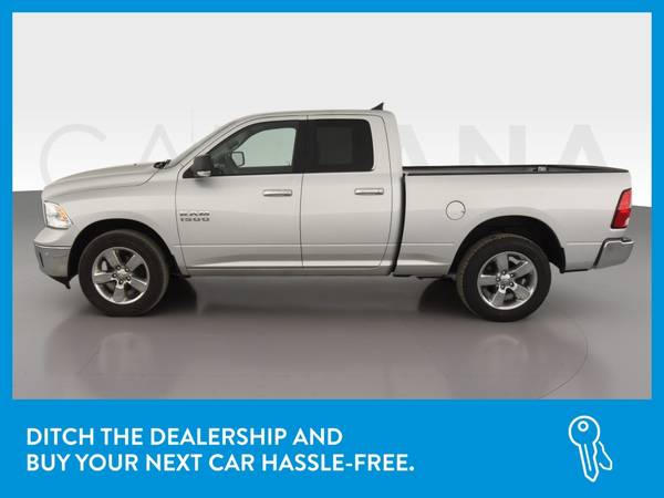 2018 Ram 1500 Quad Cab Big Horn Pickup 4D 6 1/3 ft pickup Silver for sale in Spring Hill, FL – photo 3