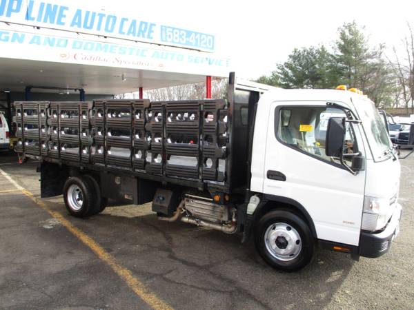 2014 Mitsubishi Fuso FE 16 FOOT FLAT BED, RACK BODY for sale in South Amboy, DE – photo 2