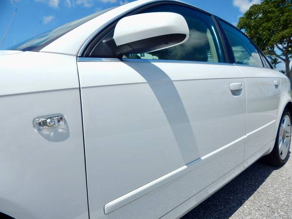 2007 AUDI A4 2.0L TURBO AUTO WHITE ON BEIGE CLEAN TITLE LOW MILES NICE for sale in LAKE PATK, FL – photo 13
