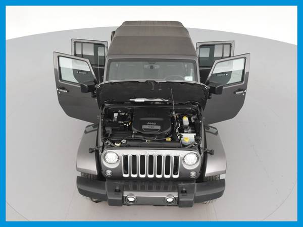 2017 Jeep Wrangler Unlimited Sahara Sport Utility 4D suv Gray for sale in Statesboro, GA – photo 22
