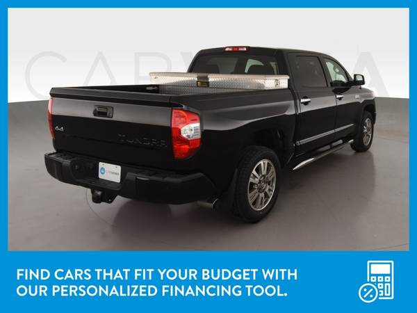 2014 Toyota Tundra CrewMax Platinum Pickup 4D 5 1/2 ft pickup Black for sale in Columbia, MO – photo 8