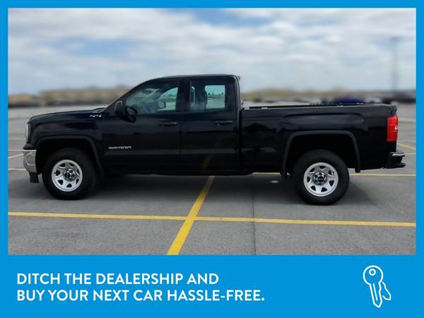2017 GMC Sierra 1500 Double Cab Pickup 4D 6 1/2 ft pickup Black for sale in Evansville, IN – photo 4