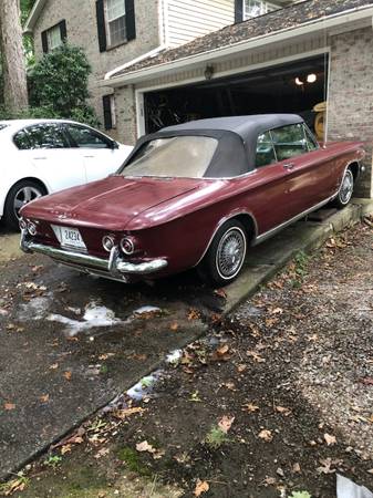 1964 Corvair Convertible 4-speed - cars & trucks - by owner -... for sale in Knoxville, TN – photo 2