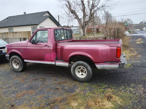1992 Ford F150 4x4 Flareside - cars & trucks - by owner - vehicle... for sale in Moses Lake, WA – photo 4