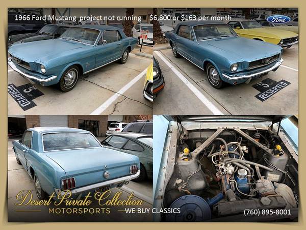 1965 Ford Mustang Coupe 289 4 bbr Coupe available for a test drive for sale in Palm Desert, TX – photo 24