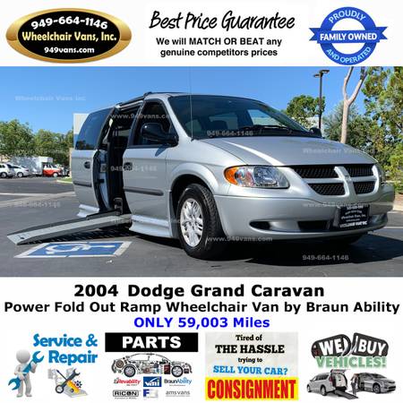 2004 Dodge Grand Caravan Power Ramp Side Loading Wheelchair Van for sale in Laguna Hills, CA – photo 2