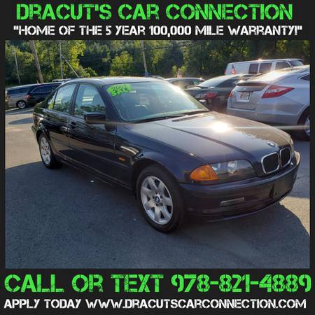 01 BMW 325xi AWD!Dealer Trade!Leath+Roof!5 Yr 100K Warranty INCLUDED!! for sale in METHUEN, ME