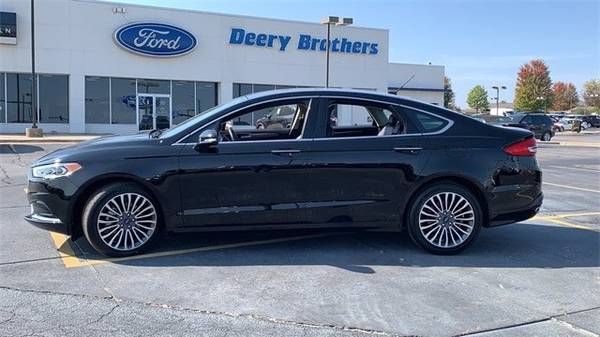 2018 Ford Fusion SE hatchback Black - cars & trucks - by dealer -... for sale in Iowa City, IA – photo 5