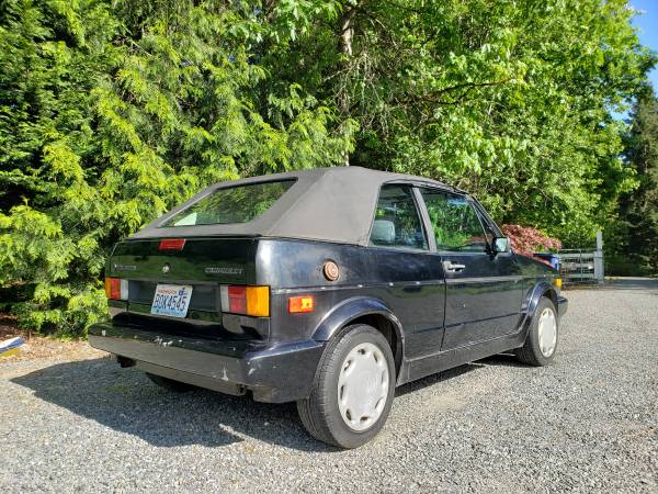 1989 VW Cabriolet 164K original miles Runs Strong - cars & for sale in Snohomish, WA – photo 4