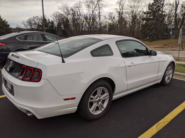 2014 White Mustang - cars & trucks - by owner - vehicle automotive... for sale in Verona, WI – photo 3