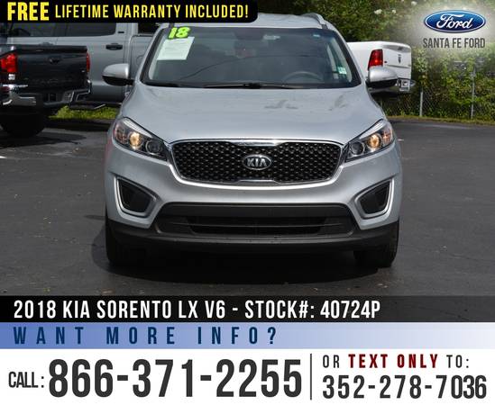 *** 2018 KIA SORENTO LX SUV *** Cruise Control - SIRIUS - Bluetooth... for sale in Alachua, GA – photo 2