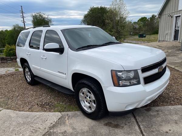 2008 Chevy Chevrolet Tahoe 1500 suv WHITE - - by for sale in Springdale, MO – photo 2