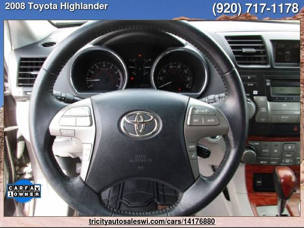 2008 TOYOTA HIGHLANDER LIMITED AWD 4DR SUV Family owned since 1971 for sale in MENASHA, WI – photo 12