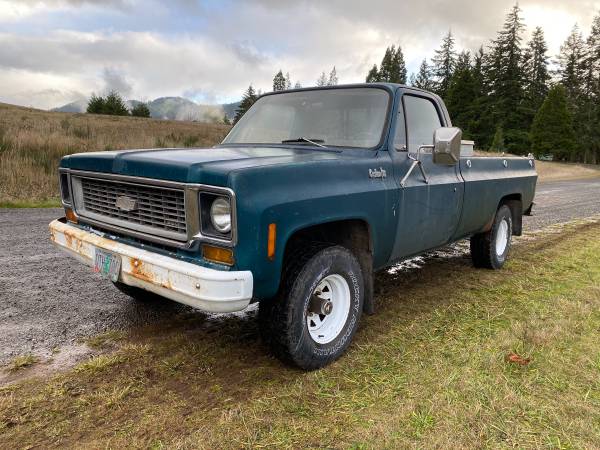 1973 Chevy 4X4 Custom C-10 - cars & trucks - by owner - vehicle... for sale in Westfir, OR – photo 3