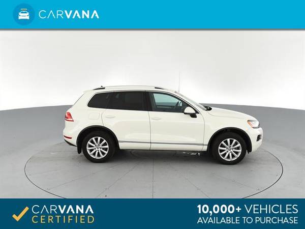 2012 VW Volkswagen Touareg VR6 Lux Sport Utility 4D suv WHITE - for sale in Inwood, NY – photo 10