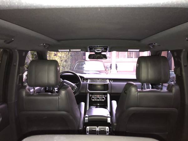 2015 Range Rover supercharged V6 white/black super low miles for sale in Valley Village, CA – photo 9