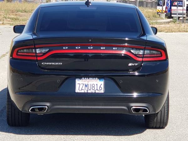 2018 *Dodge* *Charger* SXT Plus sedan Pitch Black Clearcoat for sale in Salinas, CA – photo 6