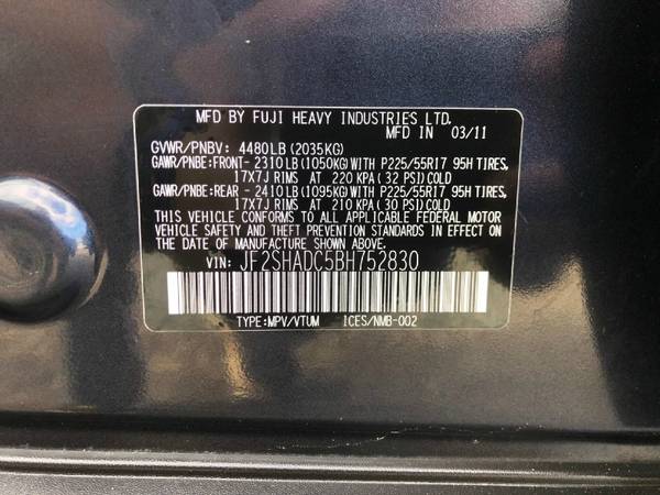 2011 Subaru Forester 4dr Auto 2.5X Premium w/All-W Pkg & TomTom Nav/... for sale in Asheville, NC – photo 19