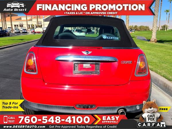 2010 Mini *Cooper* *Convertible* Only $159/mo! Easy Financing! -... for sale in Palm Desert , CA – photo 11