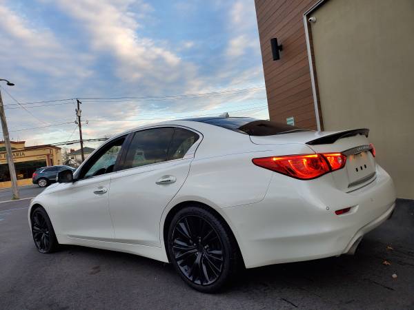 2017 infiniti q50 twin turbo storm damage - cars & trucks - by owner... for sale in Whitestone, NY – photo 5