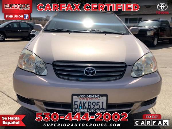 2003 Toyota Corolla CE - - by dealer - vehicle for sale in Yuba City, CA – photo 11