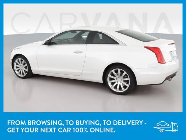 2018 Caddy Cadillac ATS Premium Luxury Coupe 2D coupe White for sale in Westport, NY – photo 5