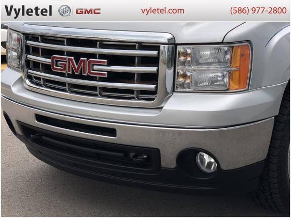 2011 GMC Sierra 1500 truck 4WD Ext Cab 143.5 SLE - GMC Pure Silver... for sale in Sterling Heights, MI – photo 6