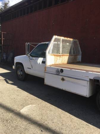 2000 Chevy c3500 Dually Flatbed/Stakebed with NEW ENGINE - cars &... for sale in Somis, CA – photo 2