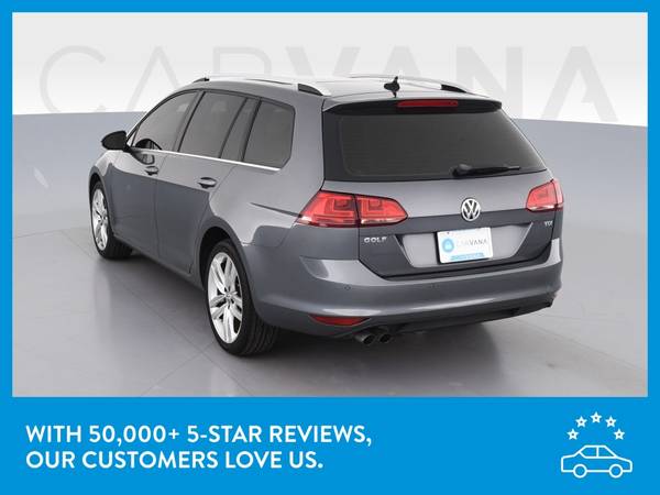 2015 VW Volkswagen Golf SportWagen TDI SEL Wagon 4D wagon Gray for sale in Indianapolis, IN – photo 6