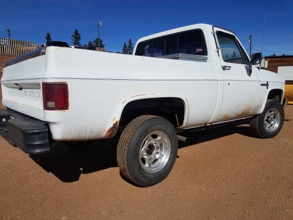 1986 Chevrolet k10 with plow PRICE LOWERED! - - by for sale in Divide, CO – photo 11