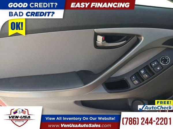 2016 Hyundai Elantra SESedan 6A 6 A 6-A (US) FOR ONLY 219/mo! for sale in Miami, FL – photo 10