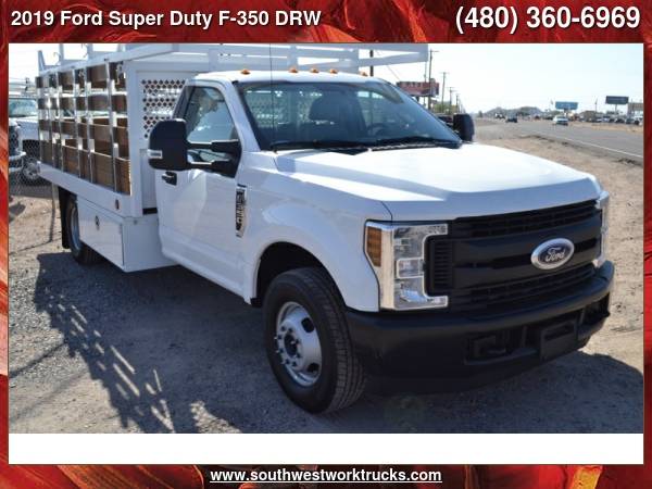 2019 Ford Super Duty F-350 DRW F-350 XL 12 Foot Flat Bed with Rack -... for sale in mesa, TX – photo 9