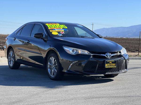 2017 Toyota Camry SE sedan Midnight Black Metallic for sale in Salinas, CA – photo 4