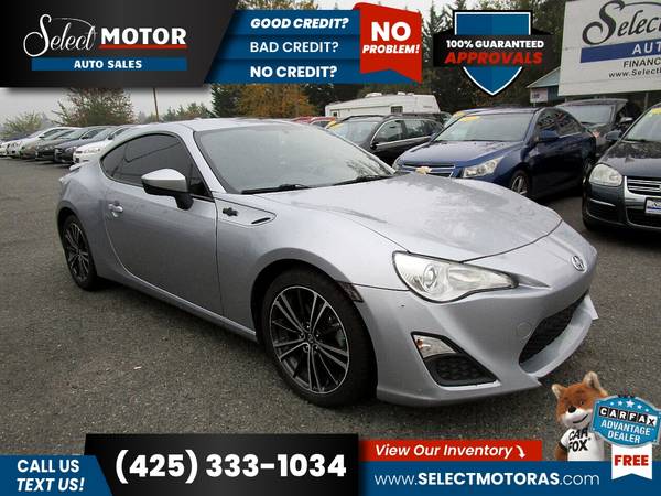 2015 Scion FR-S Base 2dr Coupe 6A FOR ONLY $274/mo! - cars & trucks... for sale in Lynnwood, WA
