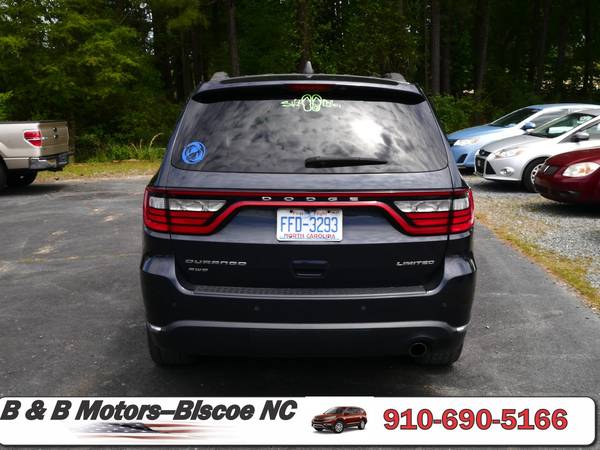 2014 Dodge Durango AWD, Limited, High End Sport Luxury Utility, 3 6 for sale in Biscoe, NC – photo 4