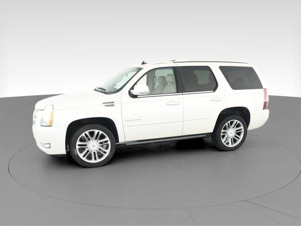 2014 Caddy Cadillac Escalade Premium Sport Utility 4D suv White - -... for sale in Rochester , NY – photo 4