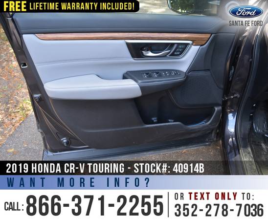 2019 HONDA CRV TOURING Sunroof - Leather Seats - Remote for sale in Alachua, GA – photo 10