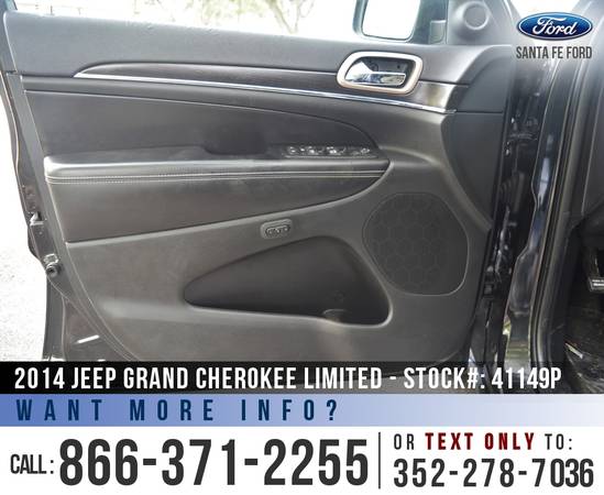 2014 JEEP GRAND CHEROKEE LIMITED Leather, Camera, Touchscreen for sale in Alachua, FL – photo 10